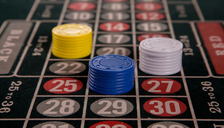 roulette indsatser