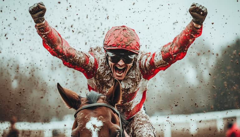 jockey vinder løb