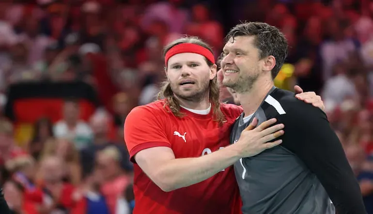Mikkel Hansen og Niklas Landin