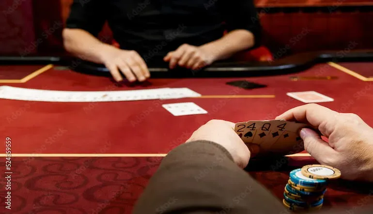 blackjack bord