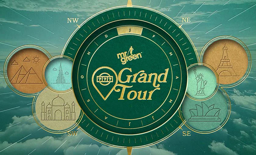 Mr Green Grand Tour kampagne visual